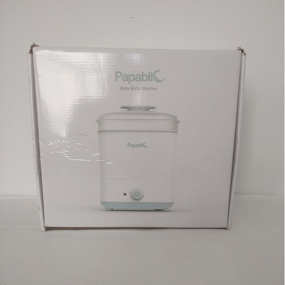 Papablic Baby Bottle Electric Steam Sterilizer & Dryer Works Tested  Pre-owned